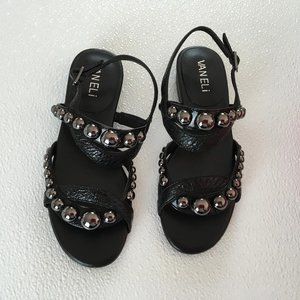 Vaneli Girl's Sandals Tack Black Color Size 4M DM1